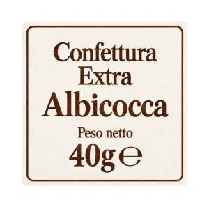 Confettura Extra di Albicocche 40g | Scyavuru (ETICHETTA 360°)
