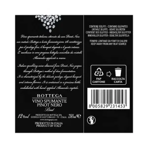 Bottega Diamond Pinot Nero 75 cl – Spumante Brut