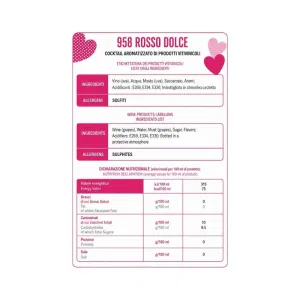 Spumante Santero 958 Dolce Rosso 750 ml