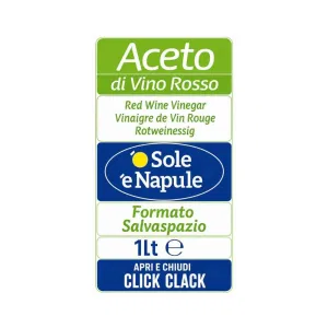 Aceto di vino rosso O Sole e Napule 1 l