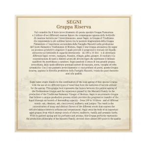 Grappa Mazzetti d'Altavilla Riserva Segni 70 cl