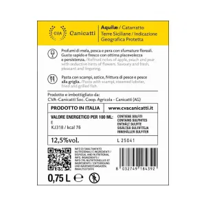 CVA Canicattì Aquilae Catarratto 75 cl