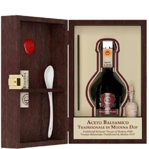 Aceto Balsamico Tradizionale di Modena DOP Affinato 12 Anni 100 ml - Scrigno Famiglia Fiorini con Cofanetto