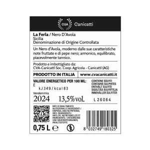 Nero d'Avola La Ferla CVA 75 cl