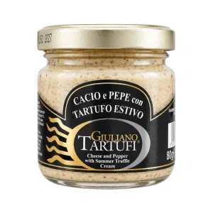 Crema Cacio e Pepe e Tartufo Estivo 80g | Giuliano Tartufi