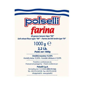 Farina Grano Tenero Tipo 00 Polselli 1 kg