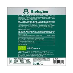 Val Paradiso Olio EVO BIO 250 ml - Estratto a Freddo Siciliano