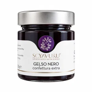 Confettura Extra di Gelso Nero 250g | Scyavuru