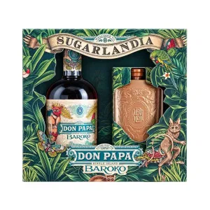 Don Papa Baroko Gift Box con Fiaschetta 70 cl