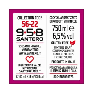 Santero 958 Fragolino Spumante Dolce 750 ml