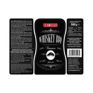 Salsa BBQ al Whiskey Jack Daniel's Top Food 580 g