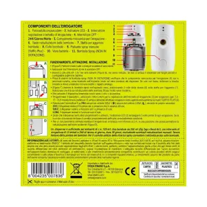 Dispenser Automatico Zig Zag per Bombolette Insetticida 250 ml - Erogatore Professionale Horeca