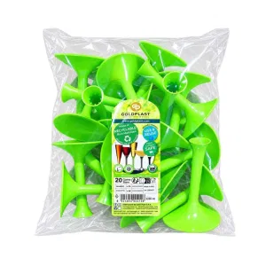 Base Bicchieri Flute Verde – 20 Pezzi