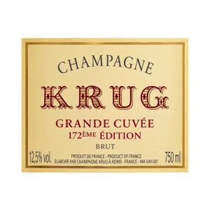 Champagne Krug Grande Cuvée 172ème Édition Brut - Astucciato 75 cl