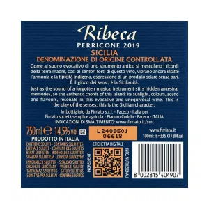 Firriato Ribeca Perricone Sicilia DOC 75 cl
