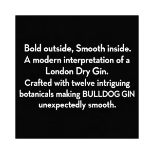 Gin Bulldog London Dry 70 cl - Premium con 12 Botaniche Esotiche