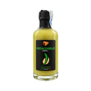 Liquore Orange Town Ribera Pistacchiello 10 cl - Crema di Liquore Artigianale al Pistacchio Siciliano 30% Vol.