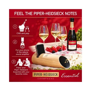 Champagne Piper-Heidsieck Essential Brut con Cassa di Risonanza