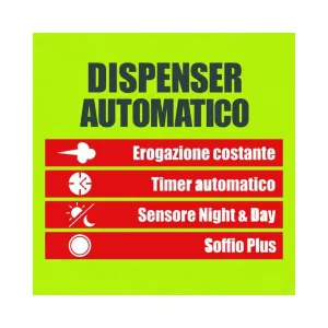 Dispenser Automatico Zig Zag per Bombolette Insetticida 250 ml - Erogatore Professionale Horeca