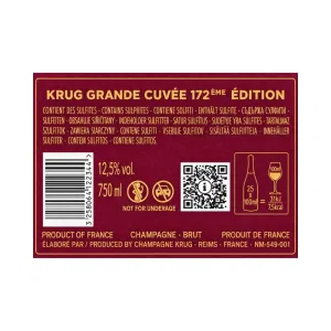 Champagne Krug Grande Cuvée 172ème Édition Brut - Astucciato 75 cl