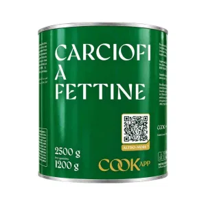 Carciofi a Fette Naturale 2.5 kg Cookapp