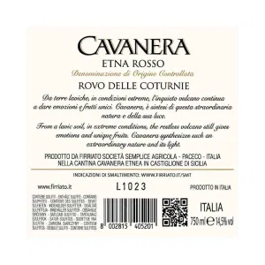 Firriato Cavanera Rovo delle Coturnie Contrada Marchesa 75 cl