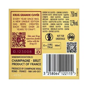 Champagne Krug Grande Cuvée 172ème Édition Brut - Astucciato 75 cl