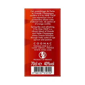 Cognac H by Hine VSOP Fine Champagne 70 cl - Elegante Cocktail-Friendly