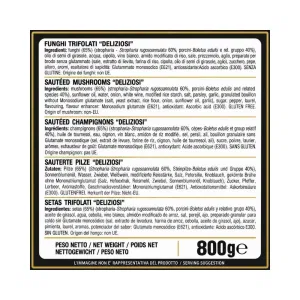 Sir-Fungo Funghi Misti con Porcini Trifolati in Crema 800 g