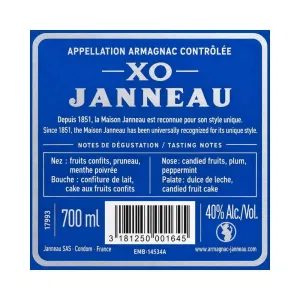 Armagnac Janneau XO Grand Armagnac 70 cl Astucciato - Premium Extra Old